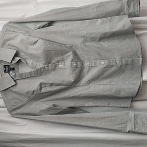 Express The Essential Shirt Tailored Long Sleeve Button Down